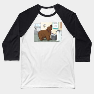 Dumb Bear - Day in the Office Baseball T-Shirt